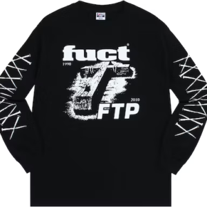 FTP x FUCT Fallen Cross Sweatshirt Black
